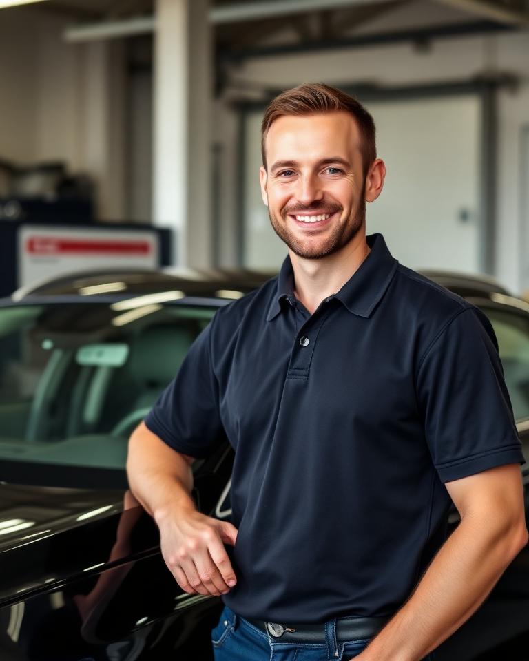 Indehaver af Melia Auto Care — professionel bilklargøring i Kværndrup